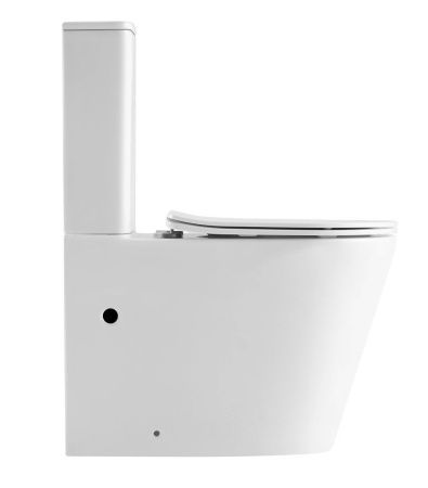 Унитаз-компакт напольный с бачком Iberica Blanca Burgos maxi IB.BRM.124.1B1 белый с сиденьем микролифт безободковый смыв торнадо