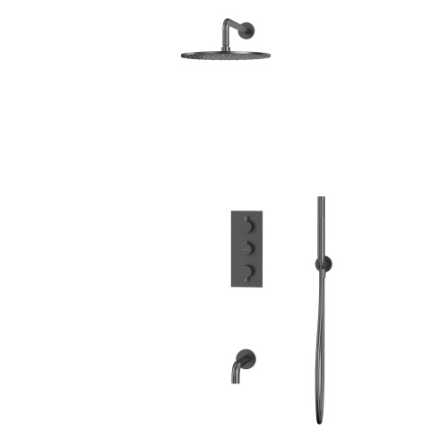 Душевая система Whitecross Y gunmetal YSET11GM встраиваемая - фото 2