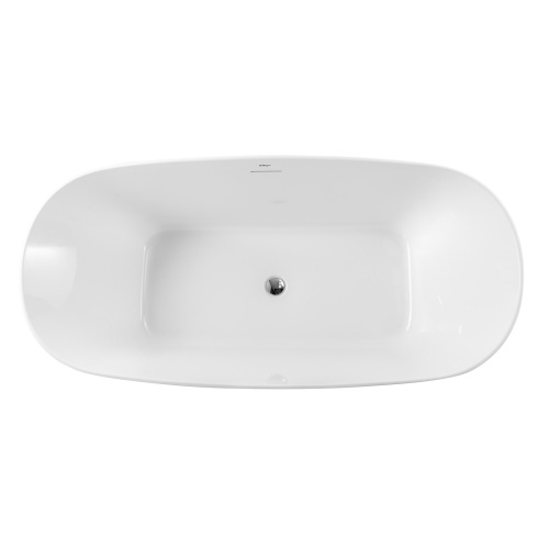 Ванна акриловая BelBagno BB415-1700-800 170х80 отдельностоящая овальная - фото 3