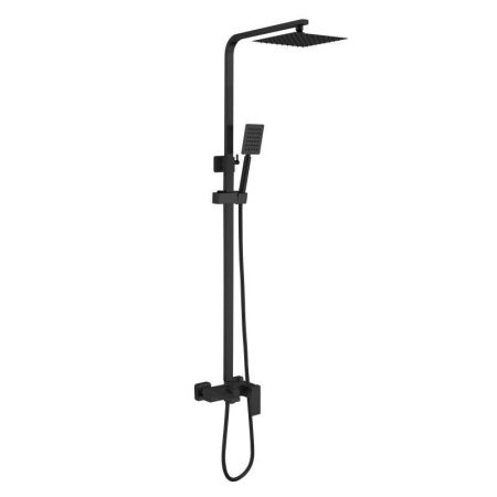 Душевая стойка Haiba HB24803-7 настенная цвет черный