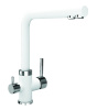 Смеситель для кухни Uperwood Quartz UPD-Q-03-01 UPD-Q-03-01 на мойку/столешницу белый матовый