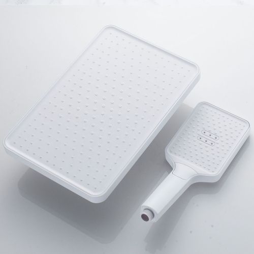 Душевая стойка Shevanik S4536C настенная цвет белый - фото 5