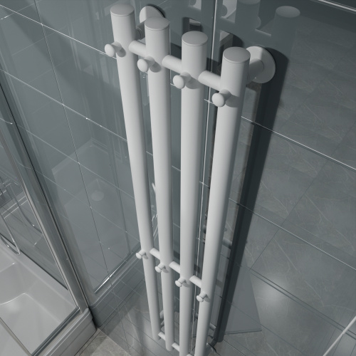 Полотенцесушитель Altasan Арго Арго12021БМ подвесной 21х120 электрический белый матовый - фото 3