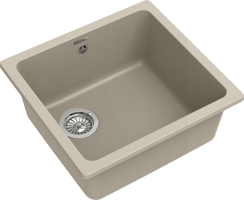 Кухонная мойка Rivelato BERKANA BK-45 beige scuro 42х46 цвет темно-бежевый - фото 3