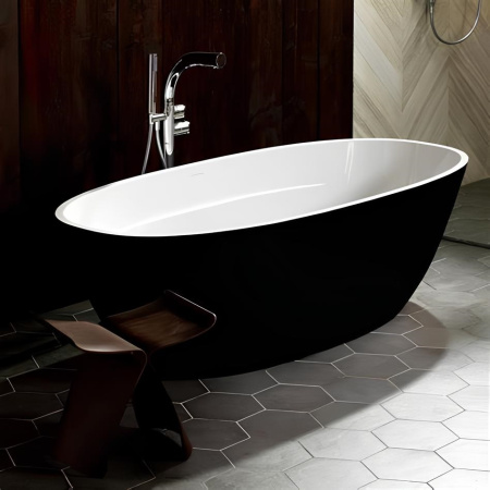 Ванна акриловая Cerutti SPA CT10878 170х80 отдельностоящая овальная