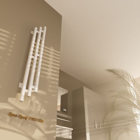 Полотенцесушитель электрический Altasan БризПроф БризПроф12017БМ 15х120 белый