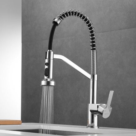 Смеситель для кухни Shevanik S963 на мойку хром