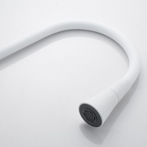 Смеситель для кухни Shevanik S543C-1 на мойку белый - фото 5