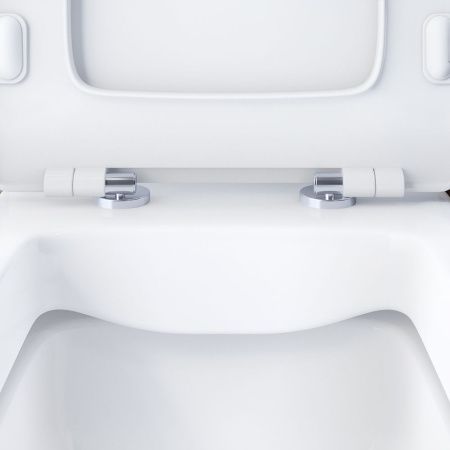 Унитаз напольный с бачком Damixa Titan DX78C8600SC белый с сиденьем микролифт безободковый каскадный смыв