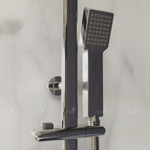 Душевая стойка RGW Shower Panels 21140122-01 настенная цвет хром - фото 4