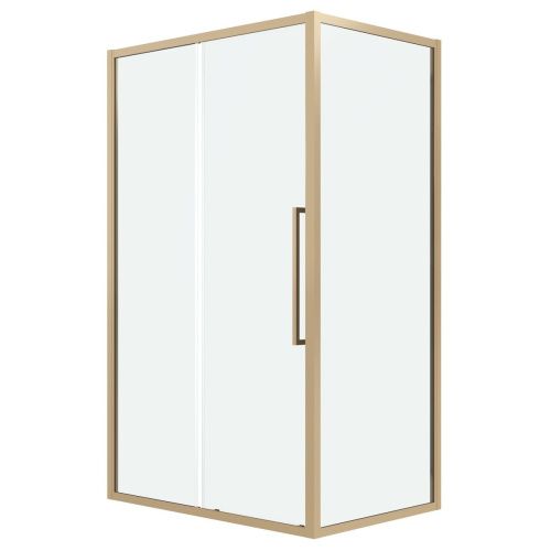 Душевой уголок Grossman Cosmo 120.K33.02.1310.32.00 130х100 стекло прозрачное профиль золото без поддона