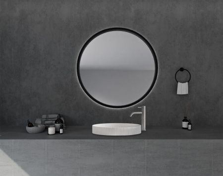 Раковина из искусственного камня Abber STEIN AS2604 40х40 накладная цвет белый без отверстий под смеситель