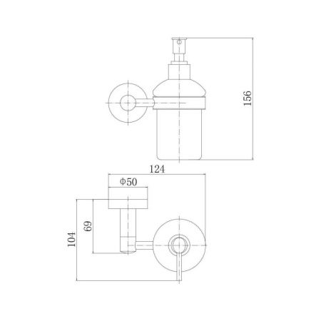 Дозатор для жидкого мыла Fashun A51527
