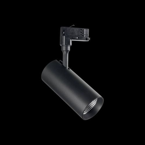 Трековый светодиодный светильник Ideal lux Smile (Смиле) Smile 30W Cri90 36 3000K Black - фото 3