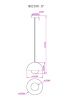 Светильник подвесной Myfar DOROTHY (ДОРОТХЫ) MR2180-1P