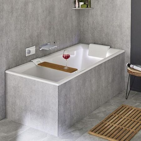 Ванна акриловая Riho STILL SQUARE B100003005 170х75 пристенная прямоугольная без ножек