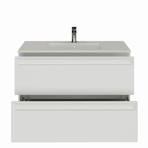 Тумба под раковину Allen Brau Eclipse 2.0 1.E1003.WM 2.0 100х50 подвесная цвет белый - фото 3