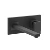 Смеситель для раковины Gessi Rettangolo 44838#299 встраиваемый в стену черный (внешняя часть)