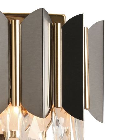 Светильник настенный Natali Kovaltseva Darian ll (Дариан лл) DARIAN II 81448/2W GOLD BLACK