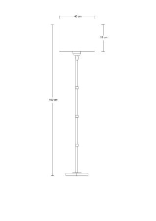 Торшер Arte Lamp JAMIE (ДЖАМИЕ) A4090PN-1BK