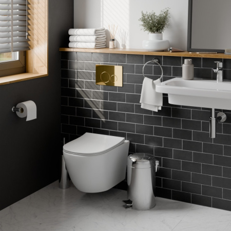 Комплект унитаз с инталляцией и клавишей смыва Iberica Blanca BILBAO ALTO IB001.BLA.234.816