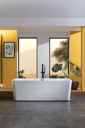 Смеситель для ванны и душа Paffoni Light LIG032NO напольный черный