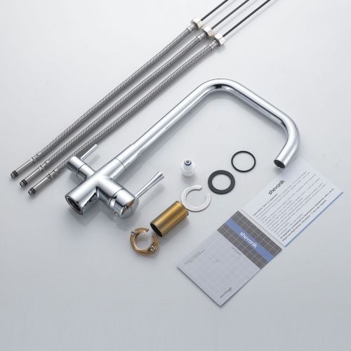 Смеситель для кухни Shevanik S528 на мойку хром - фото 4