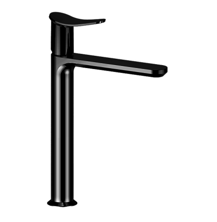 Смеситель Cisal Harlock HK00354440 на раковину/столешницу черный матовый