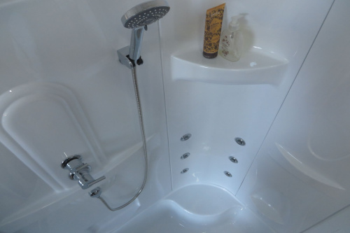 Душевая кабина Royal Bath ВК RB8120BK2-T-R 120х80 асимметричная с крышей - фото 3
