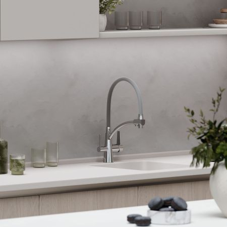 Смеситель для кухни Sancos Eri SC4001CH на мойку хром/серый