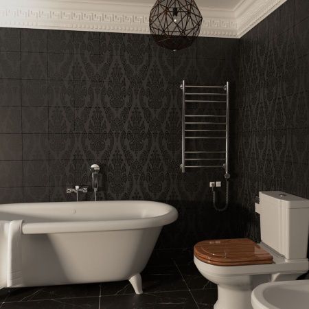 Полотенцесушитель электрический Маргроид Вид 10 10-10050-257R 55х105 хром