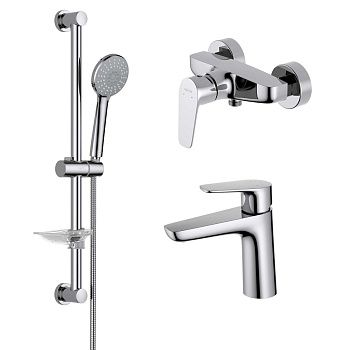 Комплект смесителей Aquatek БЕТТА AQ1131CR хром