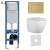 Комплект унитаз с инталляцией и клавишей смыва Iberica Blanca BILBAO ALTO IB.001M.BLA.231.854