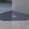 Душевой поддон из искусственного камня RGW Stone Tray (Стоун Трей) 16155100-02 100х100 серый без ножек