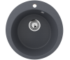 Кухонная мойка Ulgran Classic U-405-343 50х50 цвет антрацит