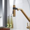 Смеситель для кухни Shevanik S278G на мойку золото
