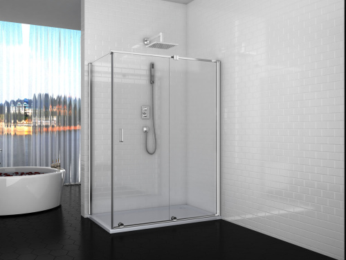 Душевой уголок Cerutti SPA PREMIATA 120-8 120х90 стекло прозрачное профиль хром глянцевый - фото 2