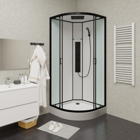 Душевая кабина Parly AMI AMI 90х90 четверть круга с крышей ориентация универсальная