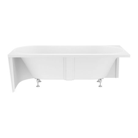 Ванна акриловая Wellsee Collaro 289103000 170х80 пристенная асимметричная с ножками