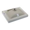 Раковина из сантехнического фарфора Melana 8056A-805 60х50 встраиваемая цвет белый 1 отверстие под смеситель
