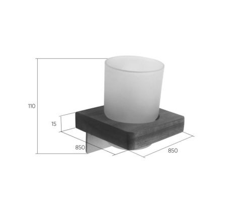 Стакан Bronze de Luxe FOREST 10704G - фото 3