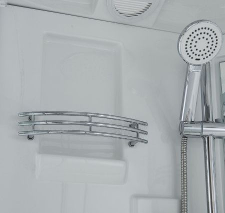 Душевая кабина Timo Standart T-5502LГ/М-T-CT55-T-CH/C 120х85 асимметричная с крышей ориентация левая