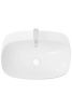 Раковина из сантехнического фаянса WeltWasser WW SK 10000004579 40 см накладная цвет белый 1 отверстие под смеситель