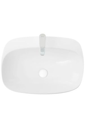 Раковина из сантехнического фаянса WeltWasser WW SK 10000004579 40 см накладная цвет белый 1 отверстие под смеситель
