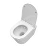 Унитаз подвесной BelBagno TRE BB5180CH-TOR/SC белый с сиденьем микролифт безободковый смыв торнадо
