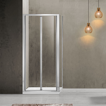 Душевой уголок Vincea Garda VSR-1G9090CL 90х90 стекло прозрачное профиль хром глянцевый без поддона