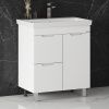 Тумба под раковину Onika Айленд 107062 70х40 напольная цвет белый