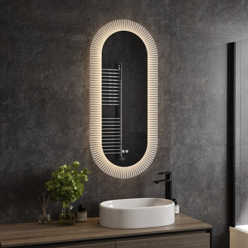 Зеркало с подсветкой Teymi Iva Caprice T20610 50х110 подвесное - фото 4