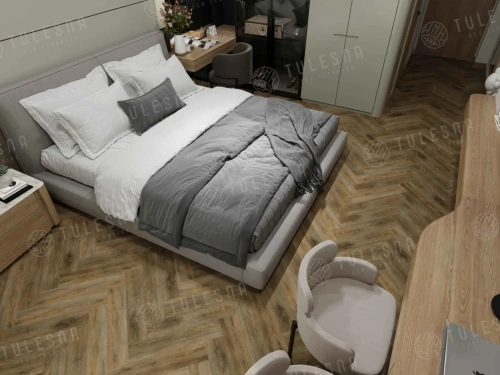 Кварцвиниловая плитка Tulesna Art Parquet LVT 1005-801 Divino толщина 0.25 см 43 класс 590х118 - фото 5