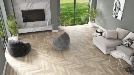 SPC ламинат Alpine Floor Parquet Premium ECO 19-5 MC Дуб Натуральный Отбеленный толщина 0.8 см 43 класс 600х125
